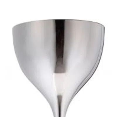 Homezia 67" Steel Floor Lamp With Silver Steel Bell Shade