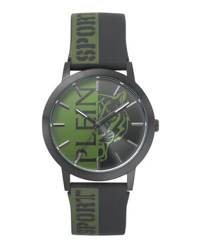 Plein Sport Legend Silicone Strap In Black