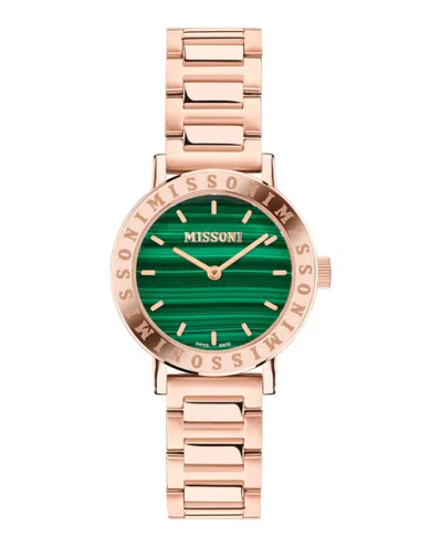 Missoni M2 Lucky Stones Bracelet Watch In Gold