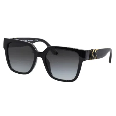 Michael Kors Karlie Mk 2170u 30058g 54mm Womens Square Sunglasses In Black