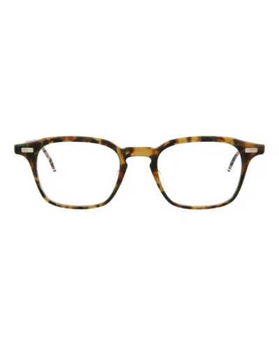 Thom Browne Square-frame Acetate Optical Frames In Brown