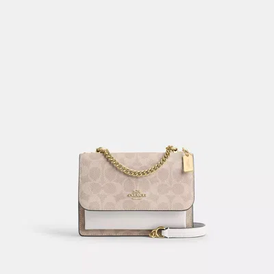 Coach Outlet Mini Klare Crossbody Bag In Signature Canvas In Multi
