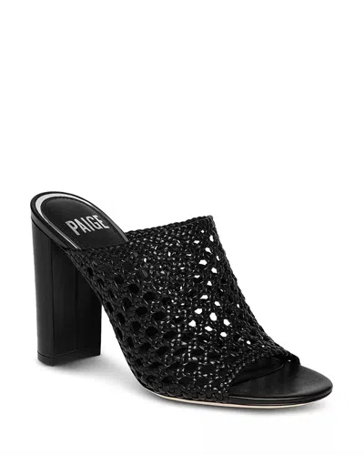 PAIGE WOMEN'S SHAY HEELED SANDAL IN BLACK 