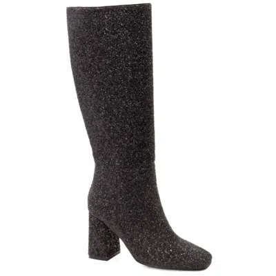 Corkys Footwear Tall Glitter Boots In Black In Black
