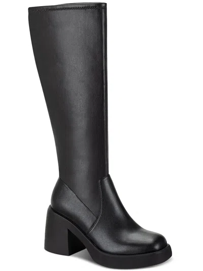 Sun + Stone Tylaa Womens Tall Round Toe Knee-high Boots In Multi