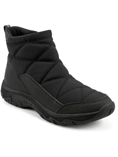 Easy Spirit Tru 2 Womens Quilted Cold Weather Winter & Snow Boots In Black
