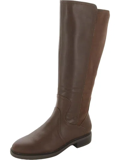 Lucky Brand Quenbe Womens Leather Tall Knee-high Boots In Multi