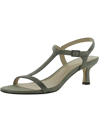 Pelle Moda Iya Womens Buckle Textured Heels In Multi