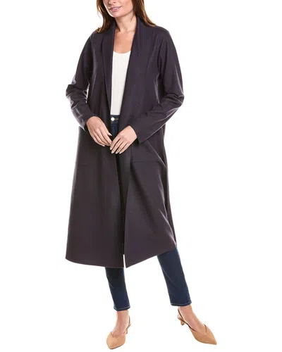 Eileen Fisher Wool Jacket In Blue