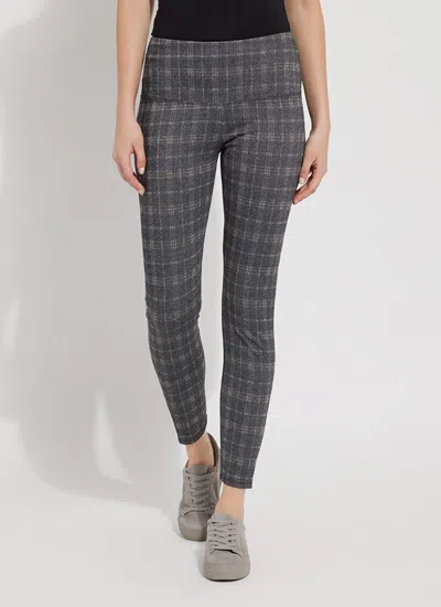 Lyssé Signature Legging- Flat Iron Plaid In Multi