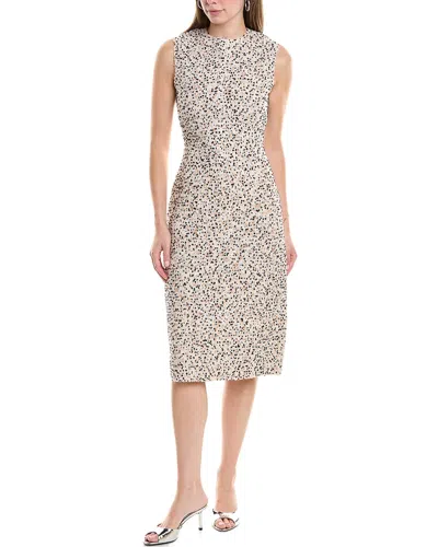 St John St. John Tweed Midi Dress In Black