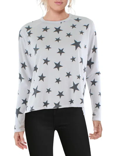 Theo & Spence Womens Knit Camouflage Top In Multi