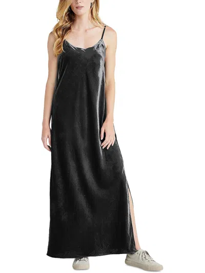 Splendid Velvet Breeze Maxi Dress In Grey