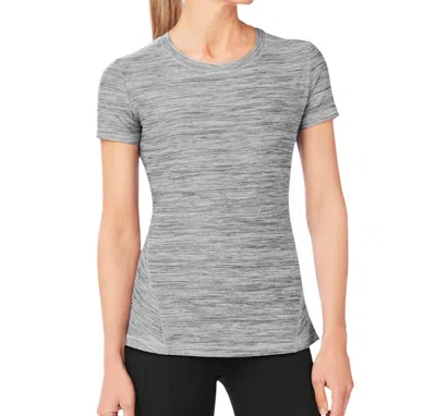 Shape Active Short Sleeve Trail Tee In Heather Grey In Grey