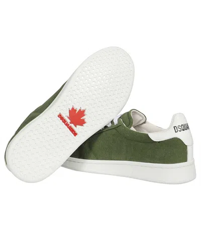 Dsquared2 One Life Organic Cotton Boxer Sneakers In Green