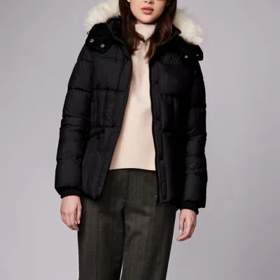 Bernardo High-low Puffer In Black