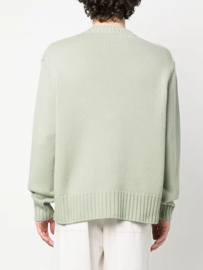 Shop Lanvin Luxury Green Kaschmir Pullover For Men