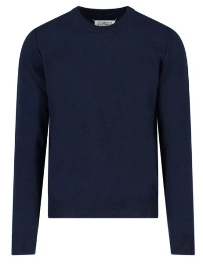 Maison Margiela Luxurious Men's Charcoal Grey Cashmere Jumper For Fall/winter 2024 In Beige