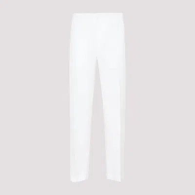 Dior Logo Details Cashmere Sweatpants In White