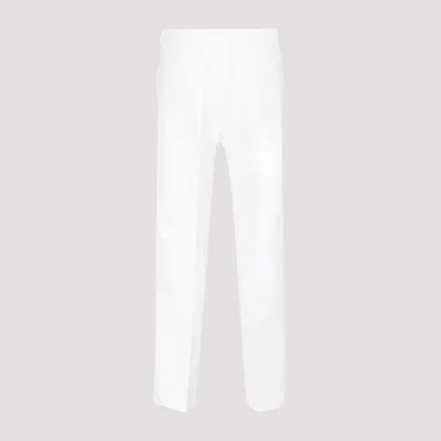 Dior Logo Details Cashmere Sweatpants In White