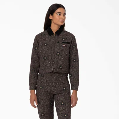 Dickies Women's Ellis Floral Duck Canvas Jacket In Multi