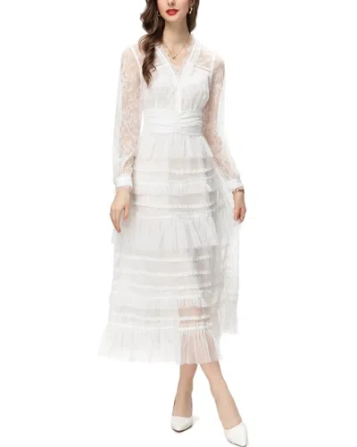 Lanelle Midi Dress In White
