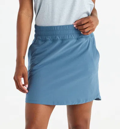 Free Fly Pull-on Breeze Skirt In Pacific Blue In Blue