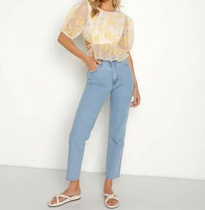 En Saison Audrey Top In Yellow In Yellow