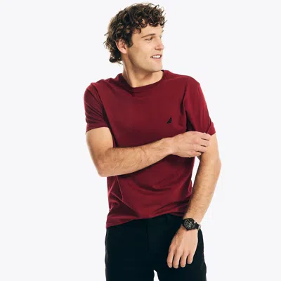 Nautica Mens Solid Crewneck T-shirt In Multi