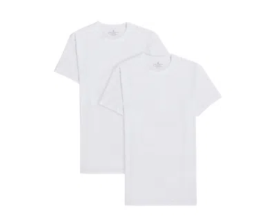Psycho Bunny Men's Undershirt Crew Neck Tee White 2 Pack B6u904arcs-wht In White