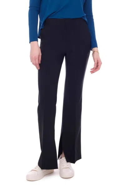 I Love Tyler Madison Isabelle Palermo Slit Trouser In Black In Black