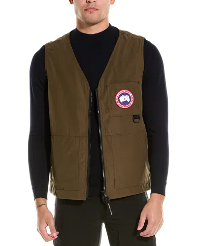 Canada Goose Vests With Logo In Green