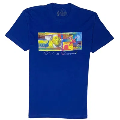 Rich & Rugged Apparel Men's Color Money T-shirt In Royal In Blue