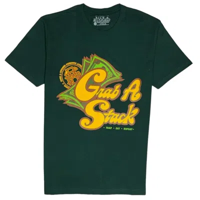 Rich & Rugged Apparel Men's Grab Stacks T-shirt In Green In Green