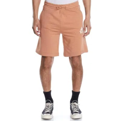 Kappa Authentic Uppsala Shorts In Brown/white In Multi
