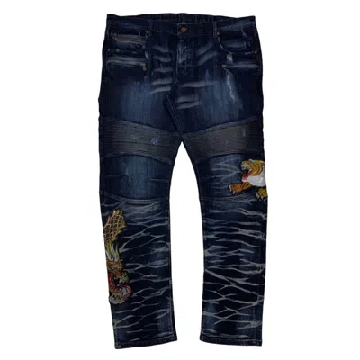 Rockstar Original Men's Kamodo Jeans In Dark Wash In Blue