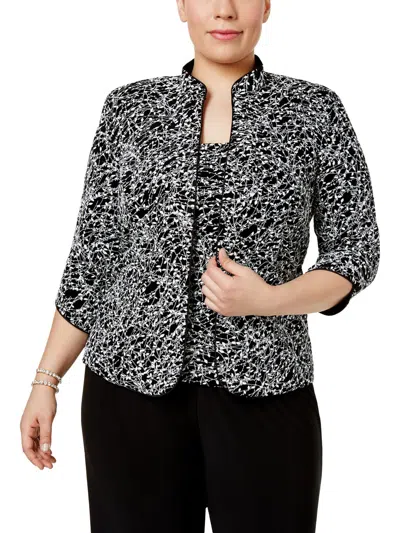 Alex Evenings Printed Jacket And Top Set, Regular & Petite Sizes In Multi