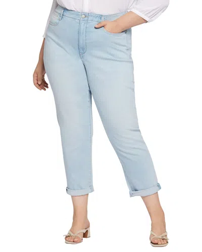 Nydj Plus Brightside High-rise Ankle Bootcut Jean In Blue