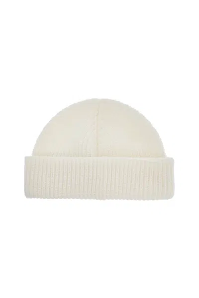Moncler Women's X Willow Smith Wool Beanie Hat In White