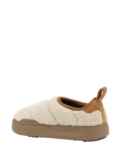 Moon Boot Sand Teddy Fabric Mb Park Puffer Slip On