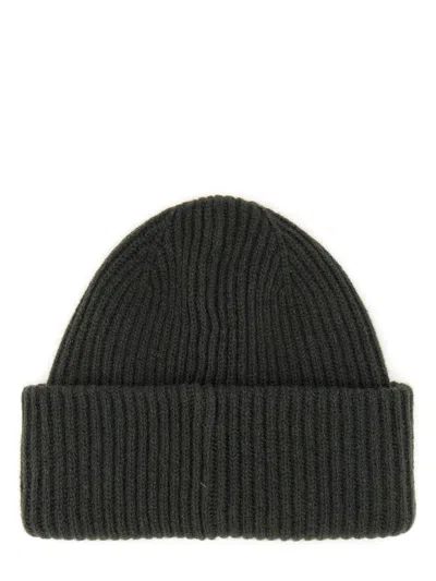 Apc Beanie Hat With Logo In Gray