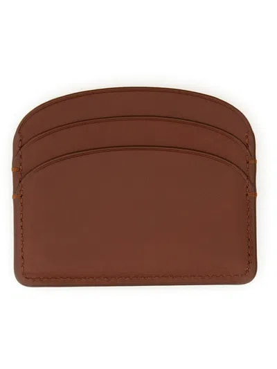 Apc A.p.c. Women Demi Lune Card Holder In Multicolor