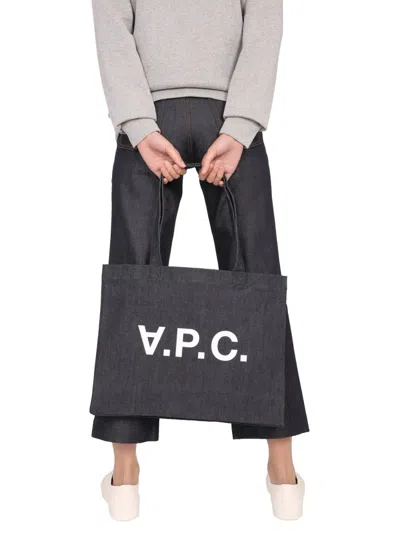 Apc Crossbody Bags A. P.c. Woman Color Denim In Black