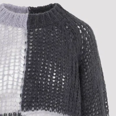 Acne Studios Wide-knit Mesh Shirt In Multicolor