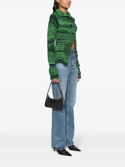 Acne Studios Women Platt Micro Leather Shoulder Bag In Multicolor