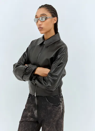 Acne Studios Women Metal Frame Charm Sunglasses In Silver