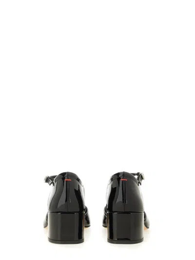 Aeyde Black Magda Leather Mary-jane Heels In Black