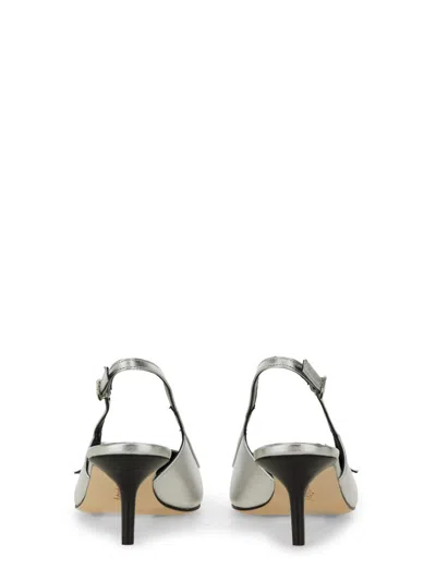 Aeyde Women's Saba Slingback Sandal In Silver