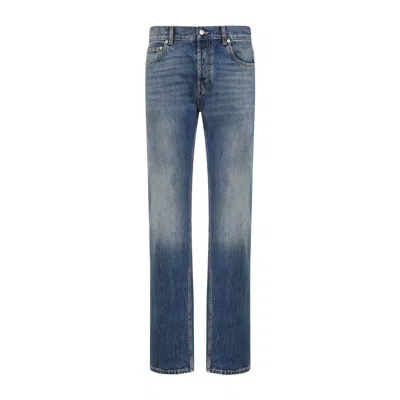 Alexander Mcqueen Alexander Mc Queen Workwear Denim Jeans In Blue