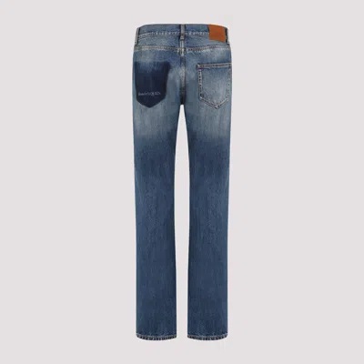 Alexander Mcqueen Alexander Mc Queen Workwear Denim Jeans In Blue